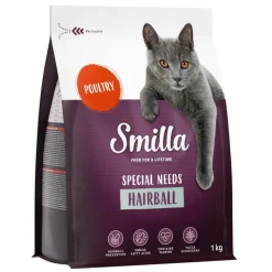 Smilla Hairball med fjerkræ