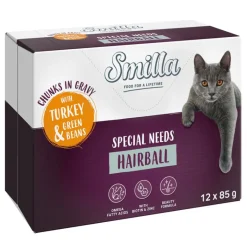 Smilla portionsposer Adult Hairball bidder i sauce med grøntsager