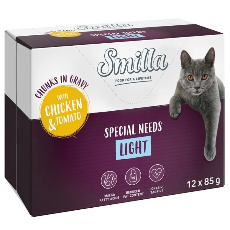 Smilla portionsposer Adult Light bidder i sauce med grøntsager