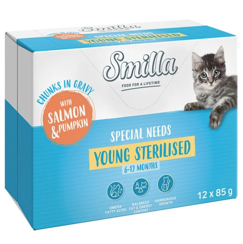 Smilla portionsposer Young Sterilised bidder i sauce med grøntsager