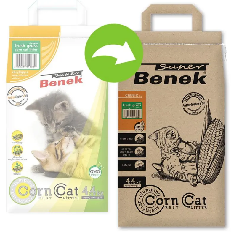 Super Benek Corn Cat Frisk Græs
