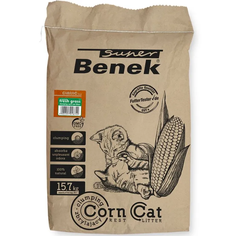 Super Benek Corn Cat Frisk Græs