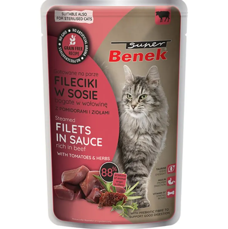 Super Benek kornfri dampede fileter 28 x 85 g