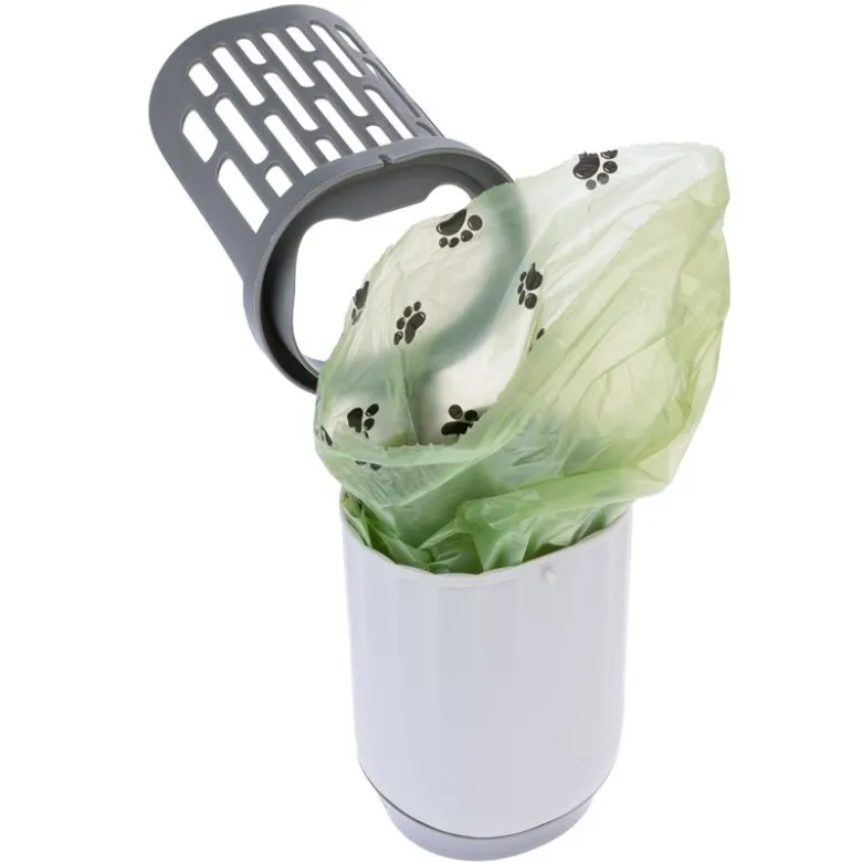 TIAKI affaldsskovl med poseholder