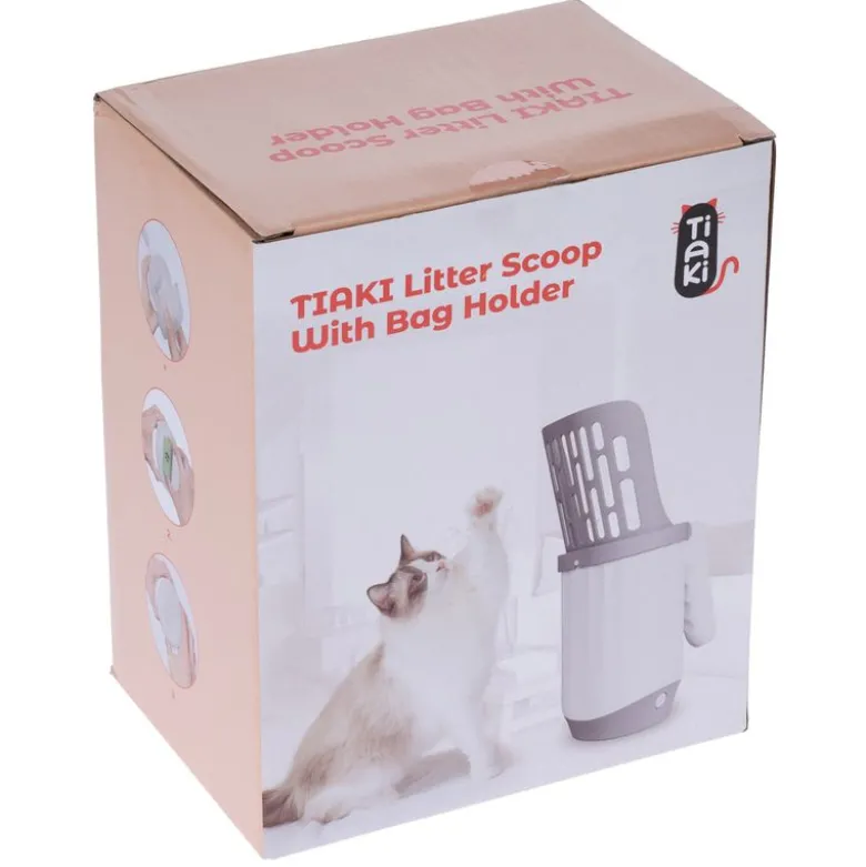 TIAKI affaldsskovl med poseholder