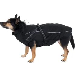 TIAKI Arkon hundejakke med sele, sort