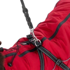 TIAKI Arkon hundejakke med sele, rød
