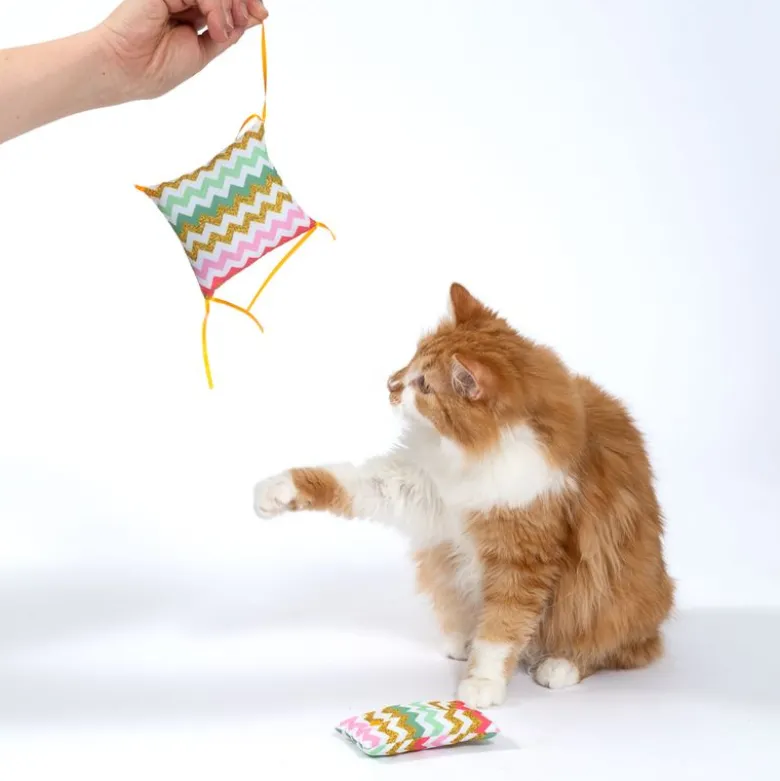 TIAKI catnip-pude Zig Zag