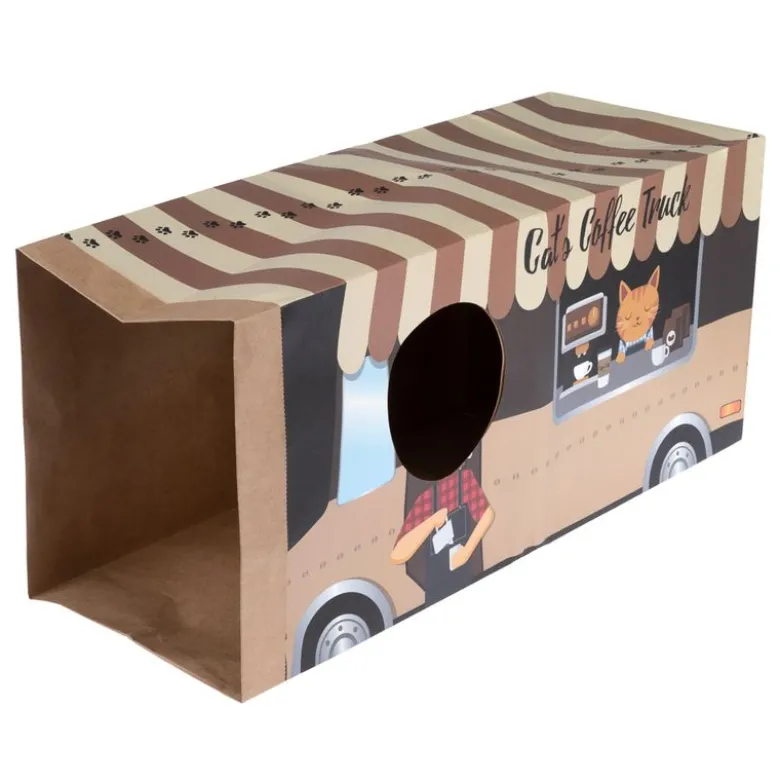 TIAKI Coffee Truck Papirtunnel til katte