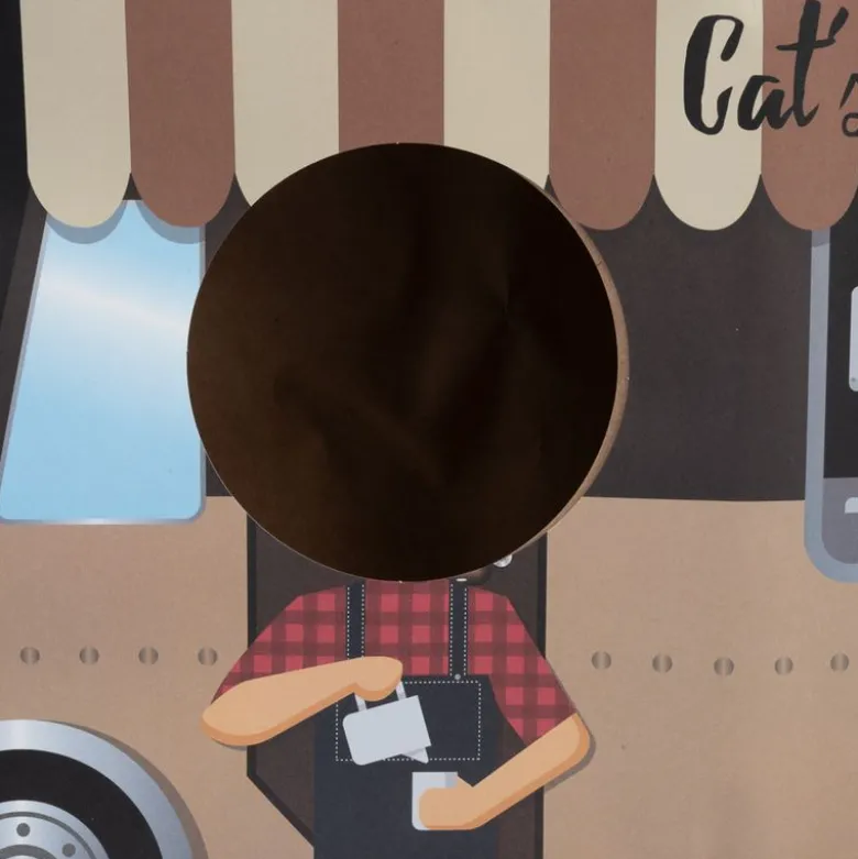 TIAKI Coffee Truck Papirtunnel til katte