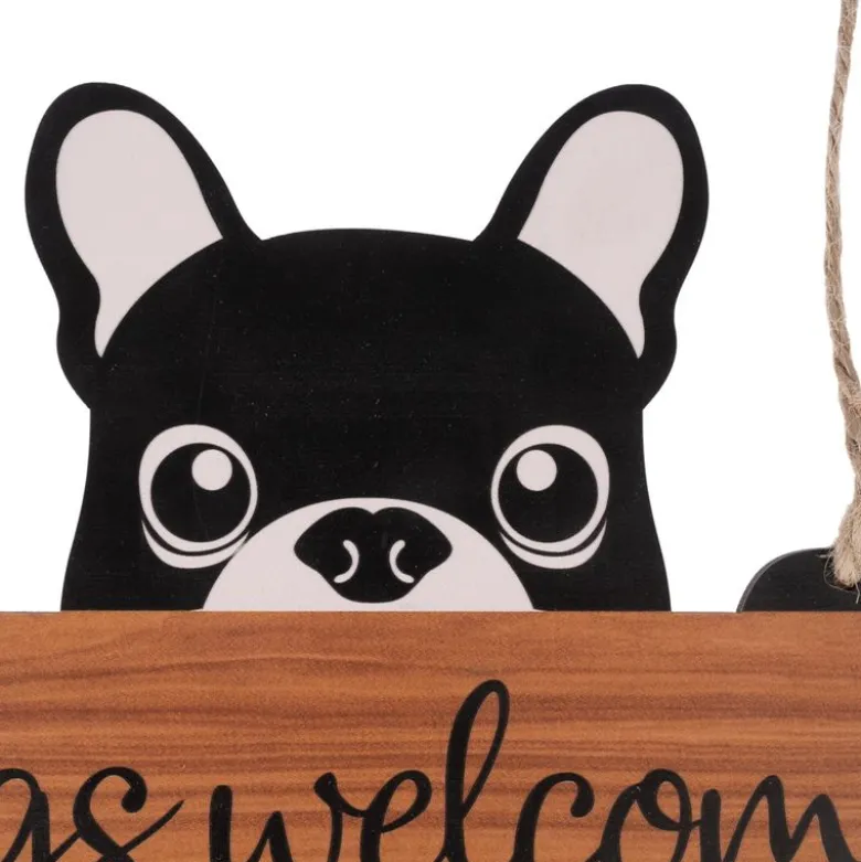 TIAKI dørskilt "Dogs Welcome, People Tolerated"