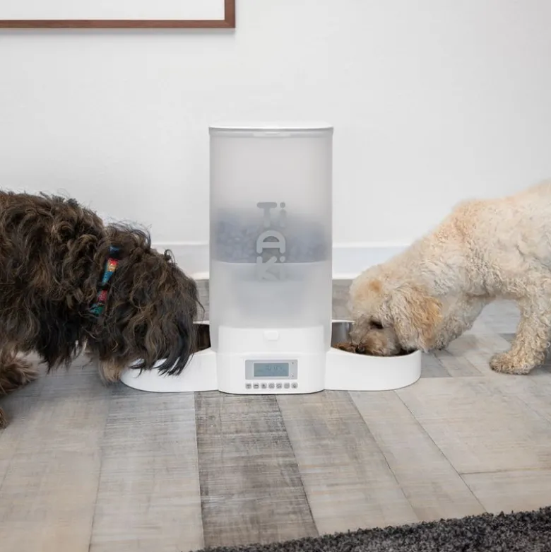 TIAKI foderautomat med dobbeltdispenser