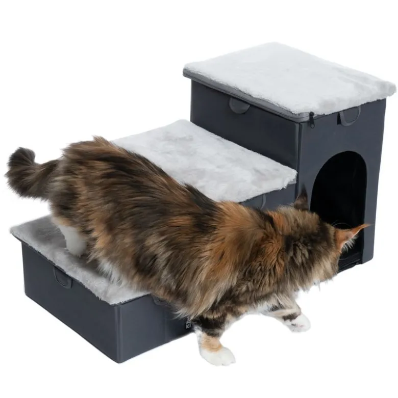 TIAKI foldbar kæledyrstrappe, 3 trin