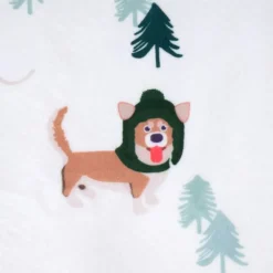 TIAKI Funny Winter Dog hyggetæppe