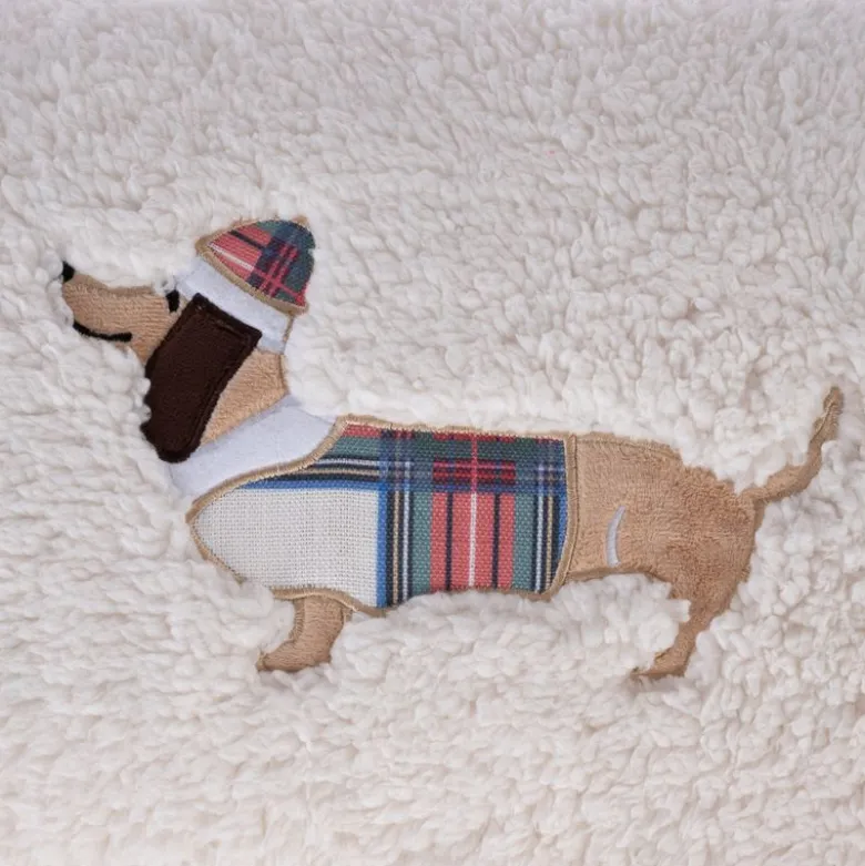 TIAKI Funny Winter Dog pude