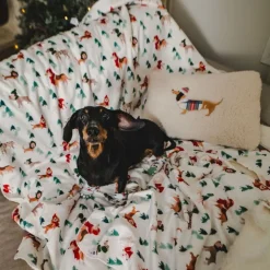 TIAKI Funny Winter Dog pude