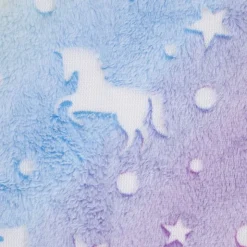 TIAKI Glowing Unicorns hyggetæppe