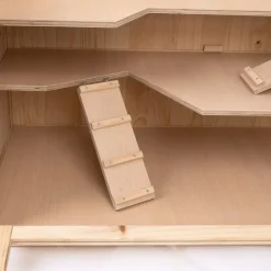 TIAKI hamsterbur i træ XL