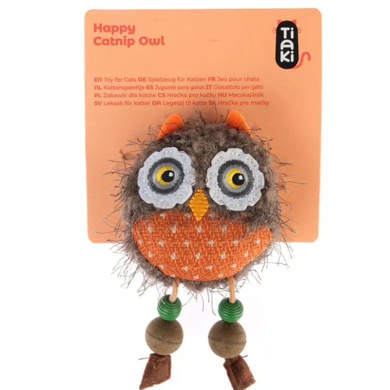 TIAKI Happy Owl med katteurt