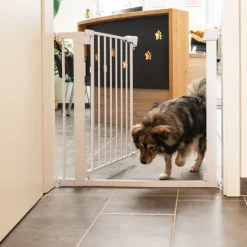 TIAKI Hundegitter, hvid med 7 cm forlængelse