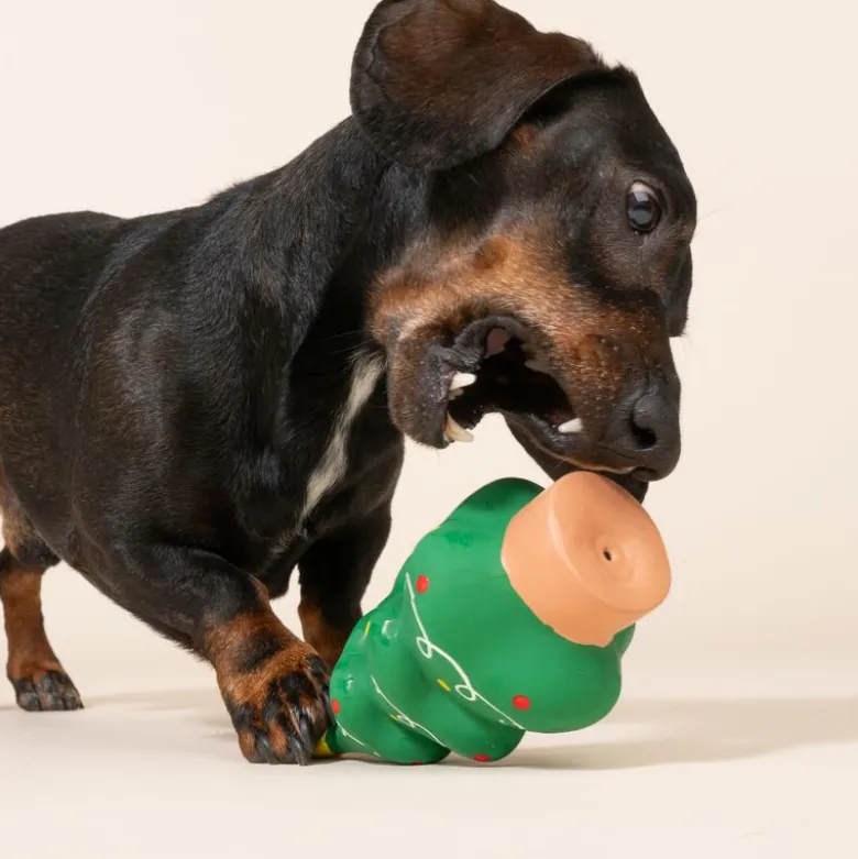 TIAKI hundelegetøj latexjuletræ