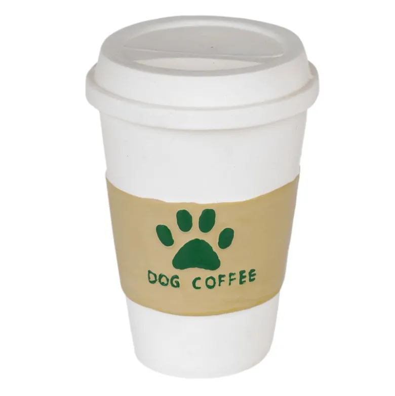 TIAKI hundelegetøj latex kaffe