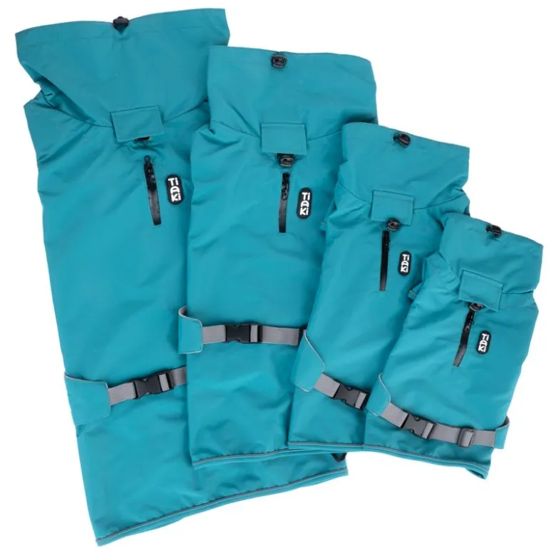 TIAKI Hunderegnfrakke Teal