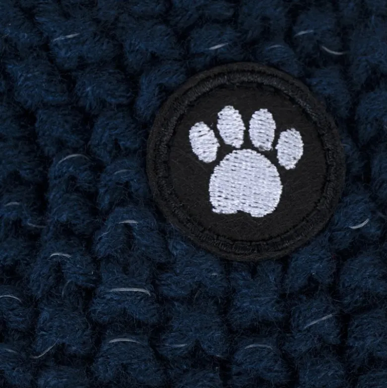 TIAKI hundetrøje Reflective Knit, mørkeblå