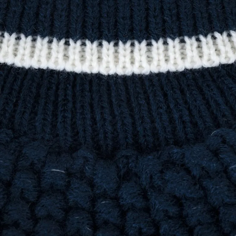 TIAKI hundetrøje Reflective Knit, mørkeblå