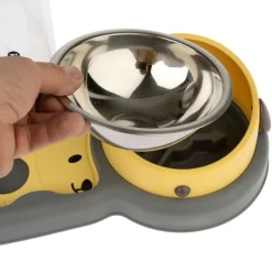 TIAKI 2-i-1 foder- og vanddispenser