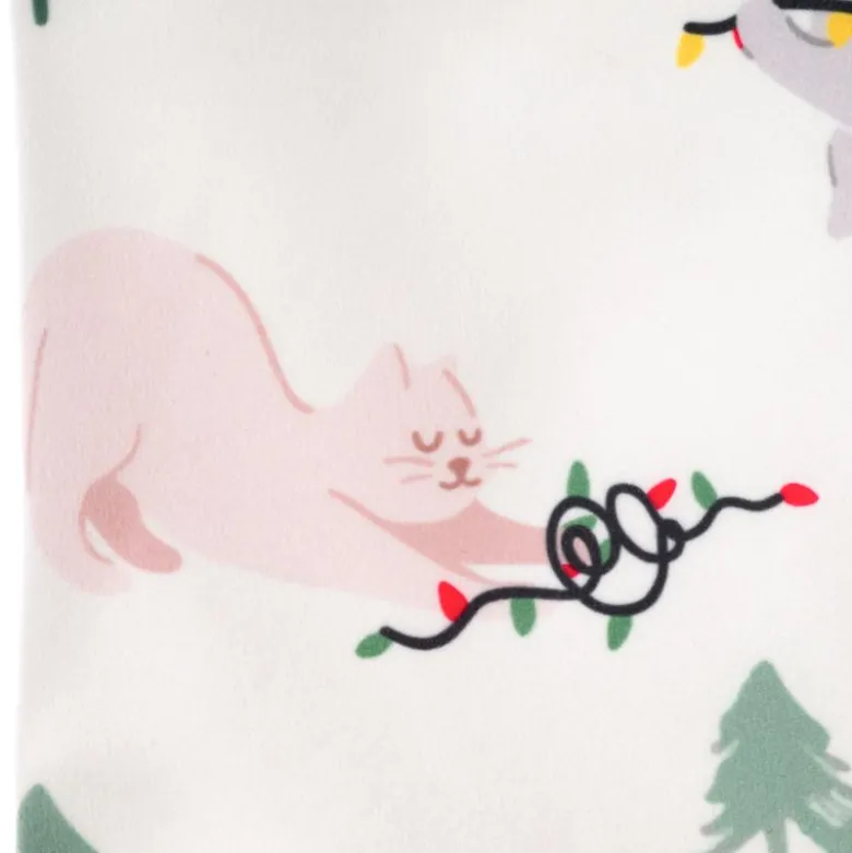 TIAKI Julestrømpe "Sjove vinterkatte"