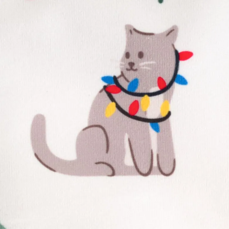 TIAKI Julestrømpe "Sjove vinterkatte"