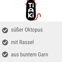 TIAKI Kattedrillepind blæksprutte