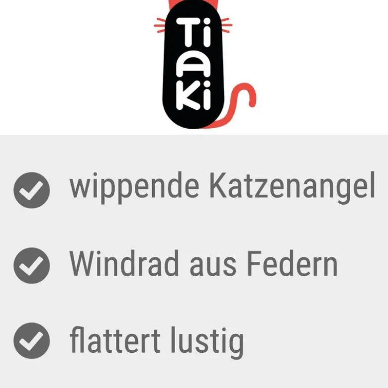 TIAKI kattedrillepind flyvende fjer
