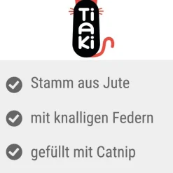 TIAKI kattelegetøj Palme
