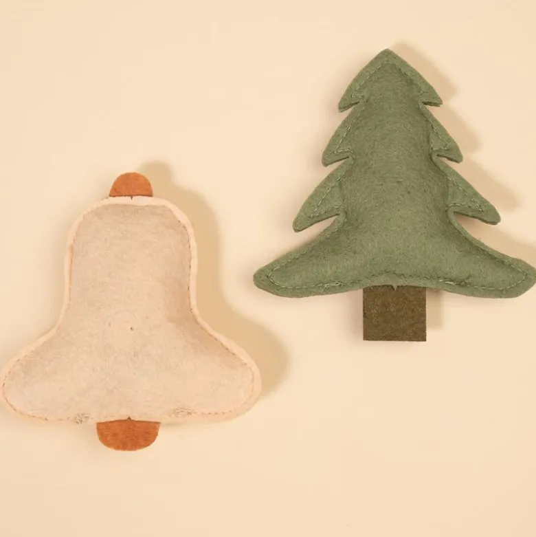 TIAKI kattelegetøjssæt Juletræ & Bells