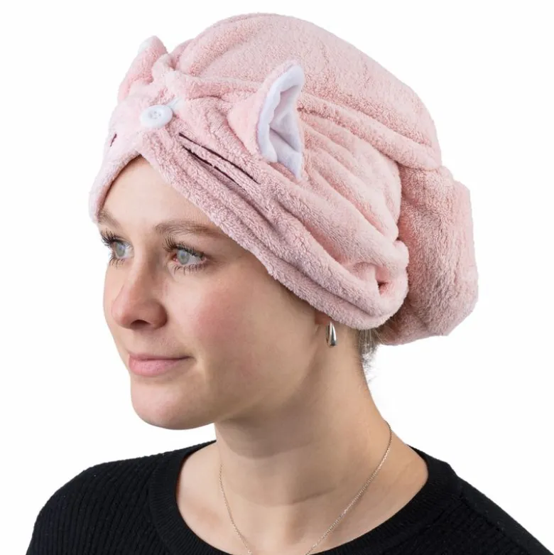 TIAKI "Kitty" hårhåndklæde