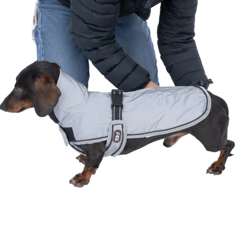 TIAKI Reflective Steel hundejakke