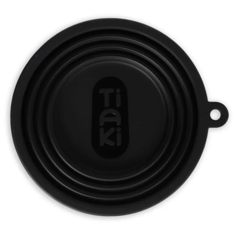 TIAKI Silikon Rejseskål, sort