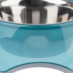 TIAKI skridsikker skål, transparent blå