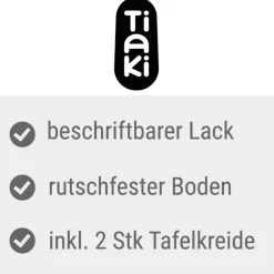 TIAKI Skrivbar skål Chalkie Talkie