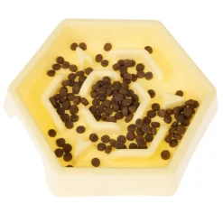 TIAKI Slow Feeder Yellow Hexagon