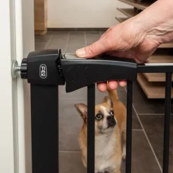 TIAKI sort hundegitter med 7 cm forlængelse