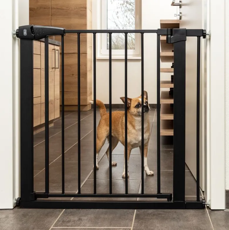 TIAKI sort hundegitter med 7 cm forlængelse