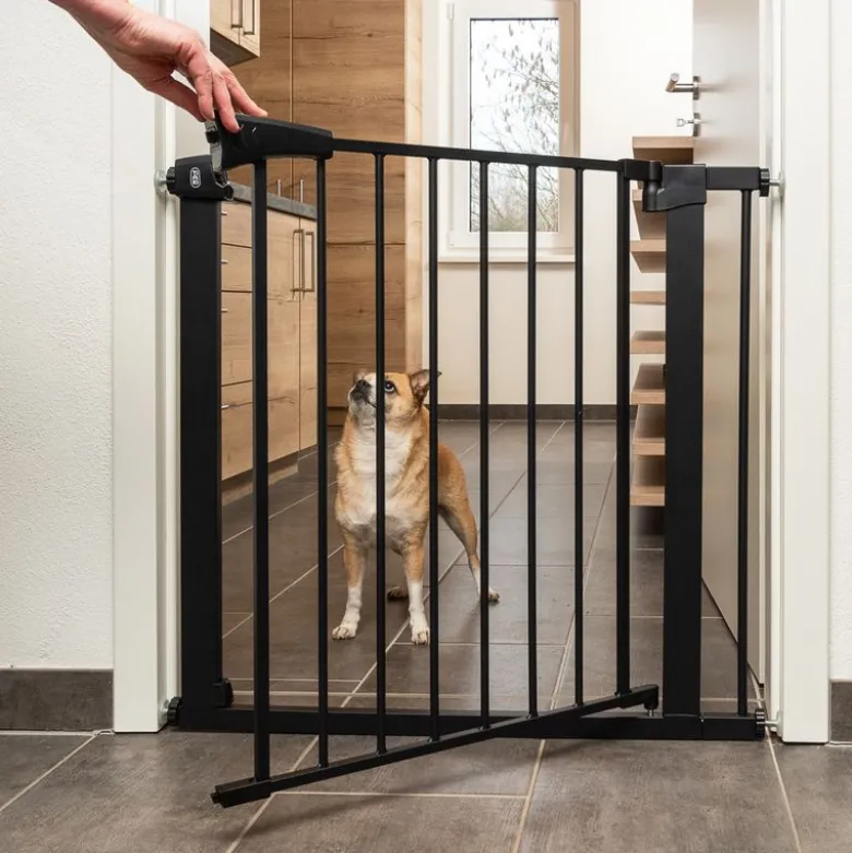 TIAKI sort hundegitter med 7 cm forlængelse