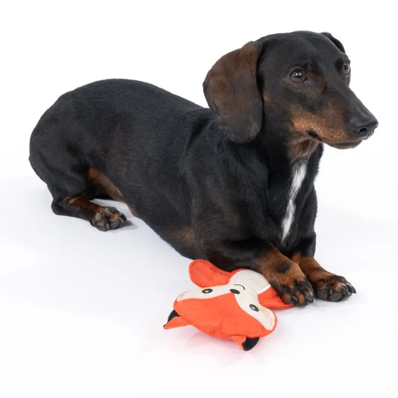 TIAKI Squeaky Fox hundelegetøj