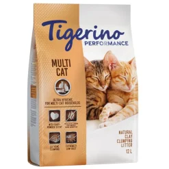 Tigerino Performance Multi Cat kattegrus - babypudderduft
