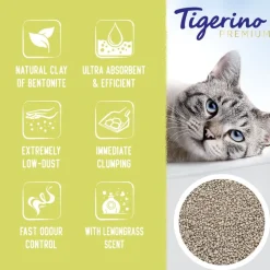 Tigerino Premium kattegrus - Citrongræsduft