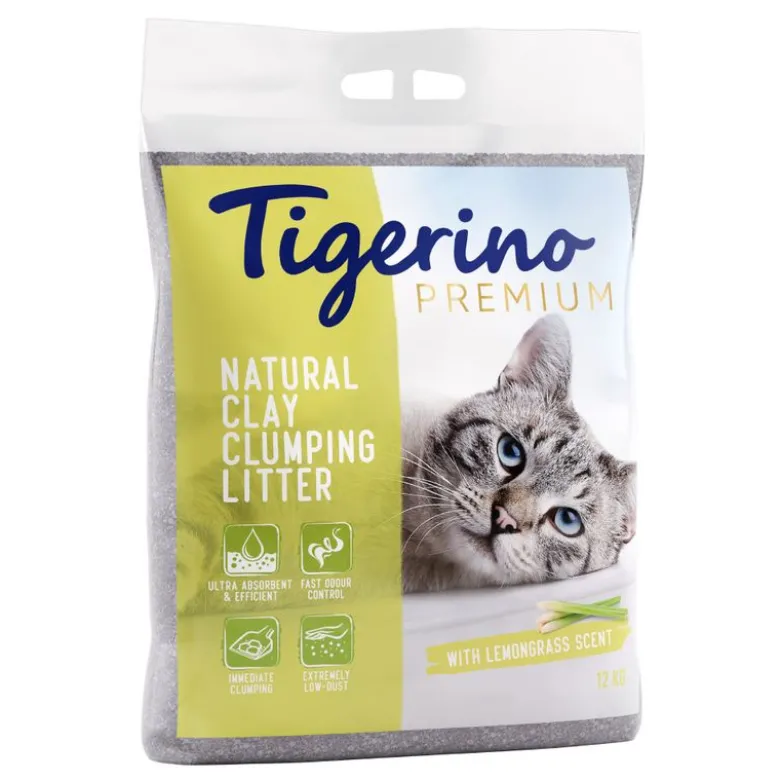 Tigerino Premium kattegrus - Citrongræsduft