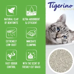 Tigerino Premium kattegrus - Friskslået Græs